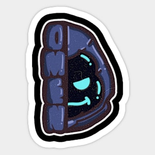 CHUNKIECHEEKS omen Sticker